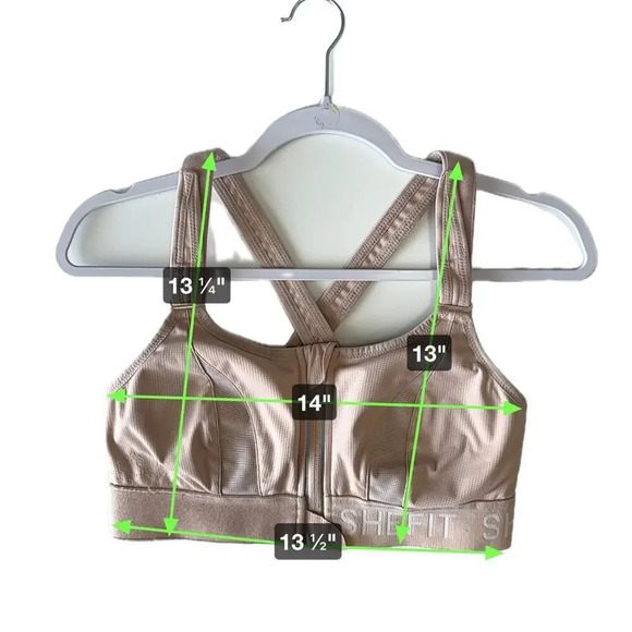 Shefit Ultimate Sports Bra High Impact Women's XS‎ Sandstorm Stretch Breathable - Picture 4 of 4